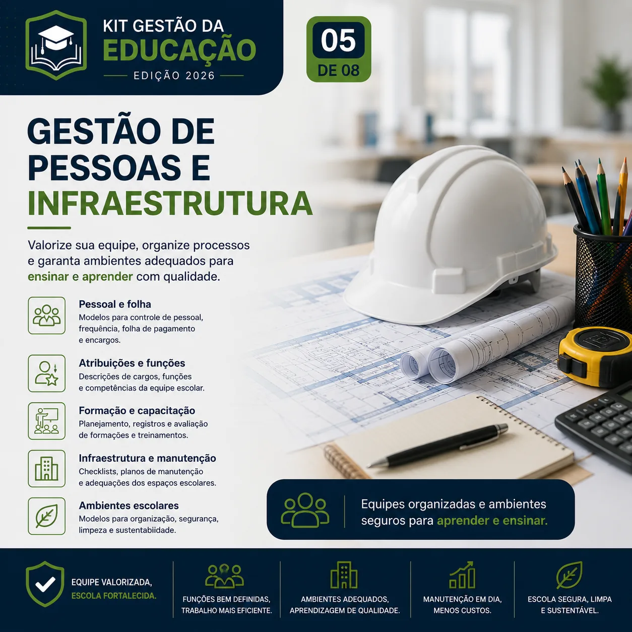 Gestão de pessoas e infraestrutura